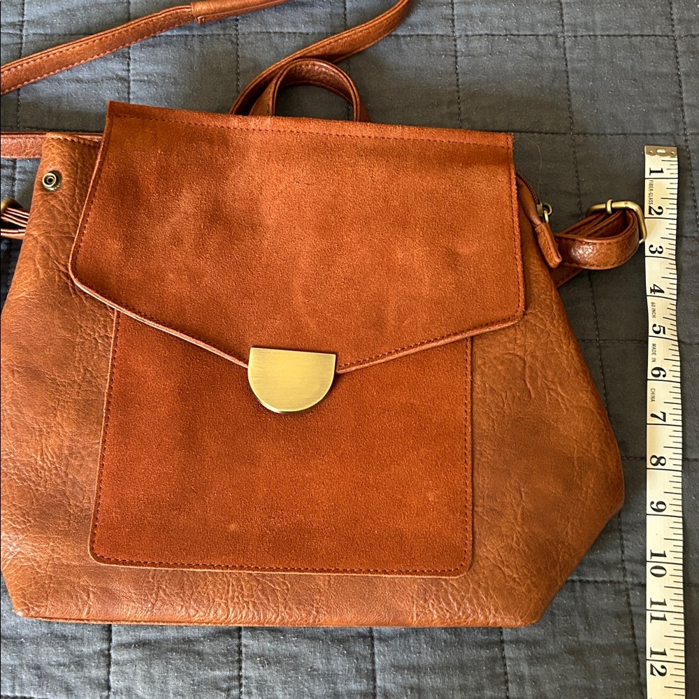 Stylish Brown Backpack - Picture 2 of 8